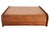 Offered is a classic mid 20th century teak wood desk organizer box with a sliding tambour top made for Ethan Allen. It has...