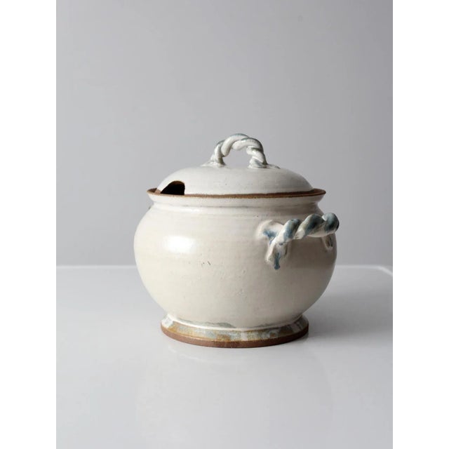 Ceramic Vintage Studio Pottery Tureen For Sale - Image 7 of 13