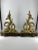 Brass Vintage Brass Dolphin Andirons - a Pair For Sale - Image 8 of 8