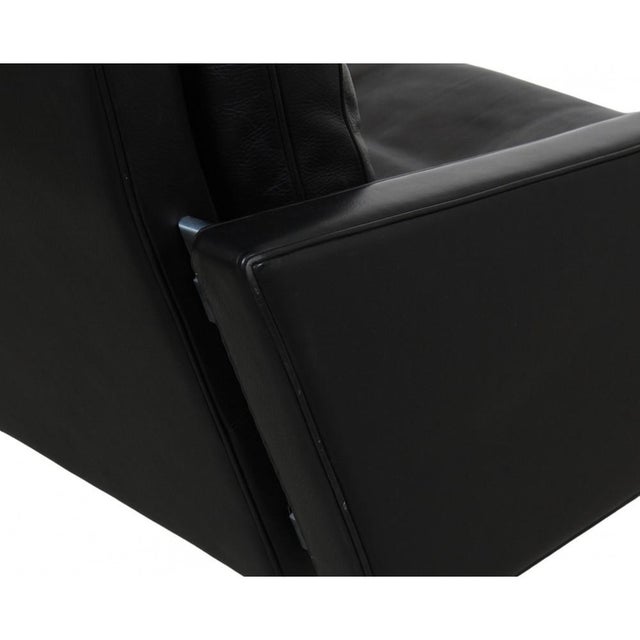 Pk-31/1 Lounge Chair in Black Leather by Poul Kjærholm, 1999 For Sale - Image 9 of 17