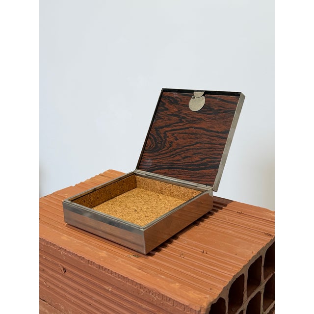 Silver Plate Trinket or Jewel Box With Photo Insert, Brazil 1980s For Sale - Image 11 of 11