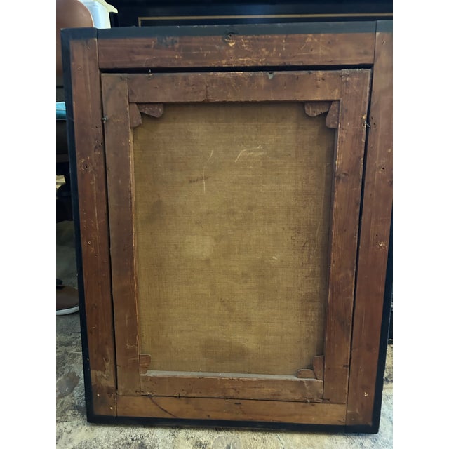 Antiques Still Life Painting With Flowers For Sale - Image 4 of 5