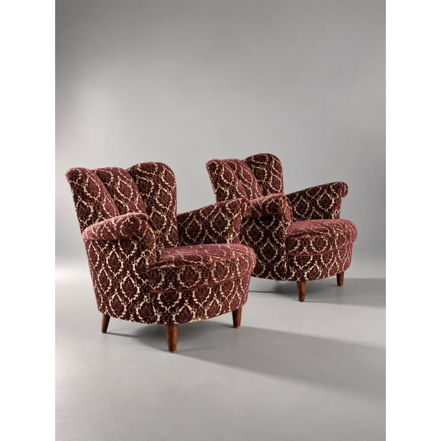 1940s Swedish Modern Lounge Chairs, 1940s, Set of 2 For Sale - Image 5 of 7