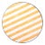 Matthew Izzo Home Moroccan Zellige Yellow and White Striped Tile and Iron X Base 40" Round Bistro Table For Sale