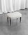 Mid-Century Modern Mid-Century Italian Stool with Leopard and Brass Details, 1950s For Sale - Image 3 of 6