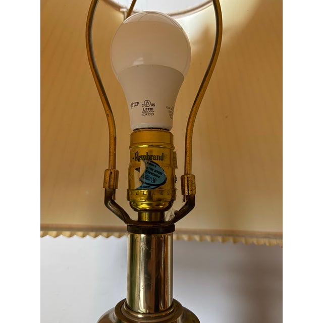Metal Vintage Rembrandt Stiffel Brass Table Lamp For Sale - Image 7 of 8