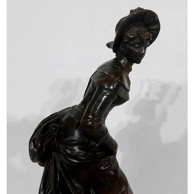 A.Gaudez, Miss Helyett, Late 19th Century, Bronze For Sale - Image 18 of 18