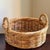 Vintage French-Style Basket W/ Twisted Rim and Double Handles For Sale - Image 4 of 12