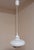 Vintage Ceiling Lamp on White Plastic Mount, 1970s, in Very Good conditions. Designed 1970 to 1979 European Plug (up to...