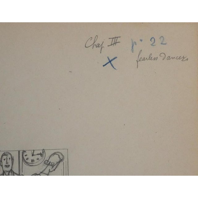 Jean-Emile Laboureur, In the Kitchen, 1937, Pencil on Paper For Sale - Image 6 of 7