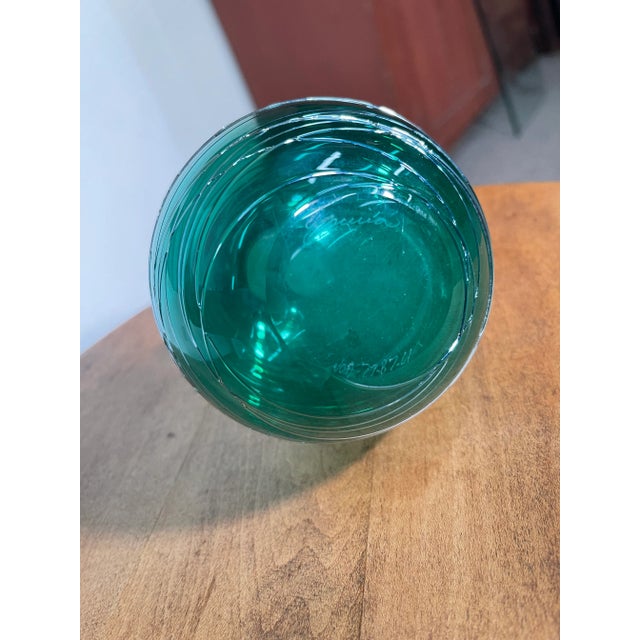 1980s Italian Green Vase For Sale - Image 4 of 9