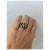 Sterling & Resin Angelique De Paris Ring, Size 6.5 For Sale - Image 4 of 7