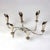Pair Vintage Danish Modern Silver Plate Lily Form Candelabras, Denmark, C1950 For Sale - Image 6 of 7