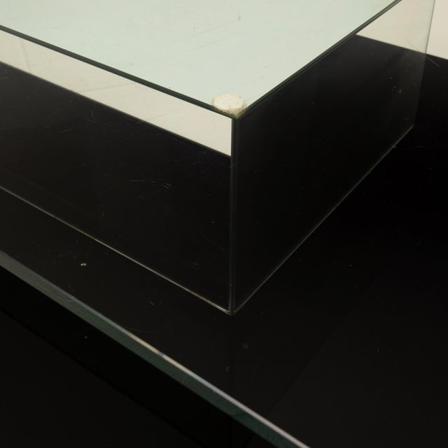 Black Mid-Century Modern Italian Black Lacquer Coffee Table from Cidue, 1970 For Sale - Image 8 of 18