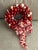 2020s Valentine’s Day Vintage Glass Ornament Wreath For Sale - Image 5 of 12