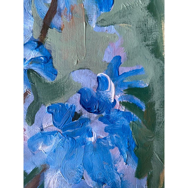 Original Work on Paper-Jardin d'Hiver-Shizico Yi-British Awarded Artist-Impasto-Oil on Paper For Sale - Image 13 of 18