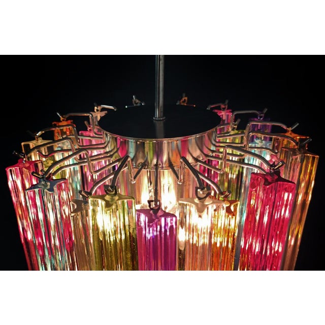 Vintage Murano Chandelier, 1980 For Sale - Image 6 of 18