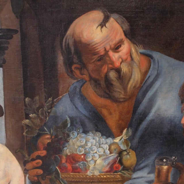 Philemon and Baucis Visited by Jupiter and Mercury, 1760, Oil on Canvas For Sale - Image 12 of 16