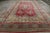 Traditional Oversized Antique Persian Kerman Lavar Rug in Red With Floral Medallion For Sale - Image 3 of 10