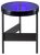 Alwa Two Blue Black Side Table by Pulpo For Sale