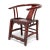 Red Chinese Red Lacquer Roundback Chair, 19th C. For Sale - Image 8 of 8