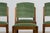 A beautifully restored set of six late 1930s French Art Deco dining chairs, sourced in France. Crafted in oak, each chair...
