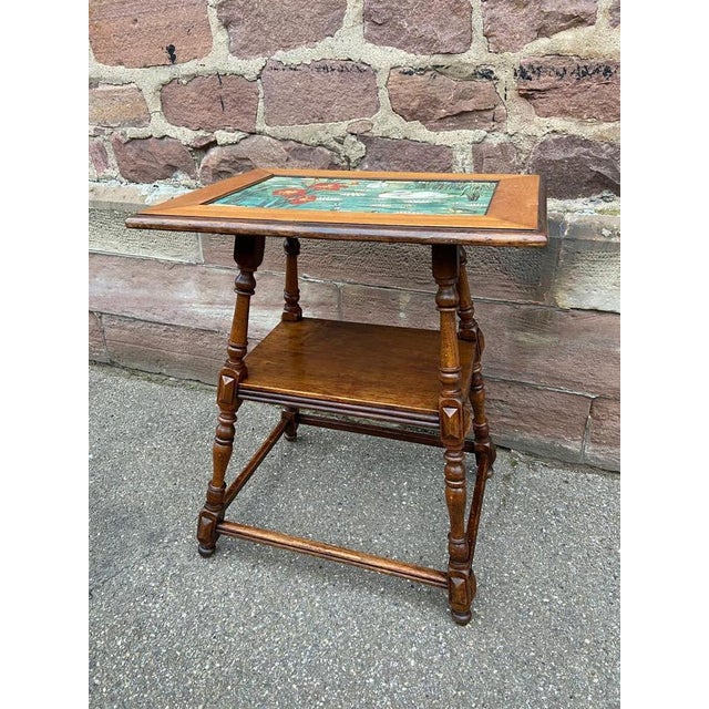 French Art Nouveau Side Table, 1910s For Sale - Image 12 of 12