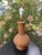 Vintage table lamp by Prestige featuring a beautifully sculpted basket-weave body in a warm honey-brown finish. The tall...