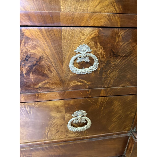Restoration Walnut Chest of Drawers For Sale - Image 10 of 11