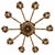 1980s Rococo-Style Gilded Bronze 6-Light Chandelier, 1980s For Sale - Image 5 of 6