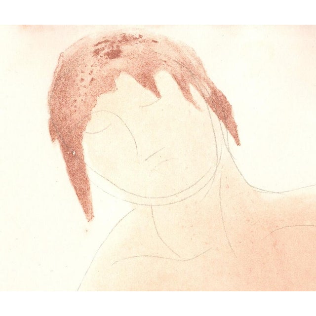 1900 - 1909 Rodin, A peine si, par les hublots et les fenêtres éclairées, je pus voir\., Nude, Original Lithograph, 1902 For Sale - Image 5 of 10