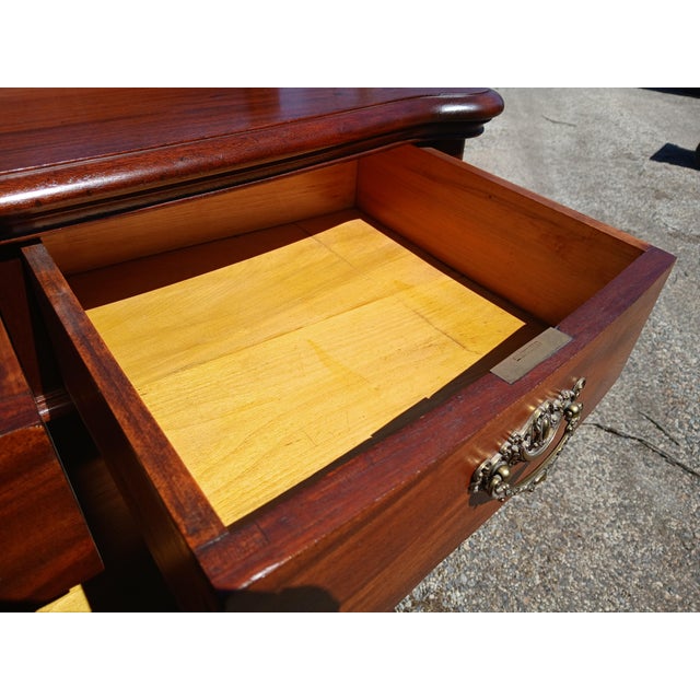 Antique Victorian Mahogany Chest of Drawers W Claw Feet and Six Drawers 1930s For Sale - Image 12 of 18