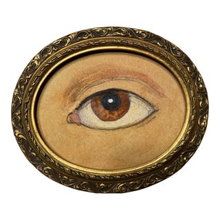 Mary Maguire Contemporary Brown Lover’s Eye Original Print For Sale