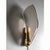 Contemporary Designer Gray Sanded Leaf Murano Glass Wall Sconces, Contemporary Set of 4 For Sale - Image 3 of 8