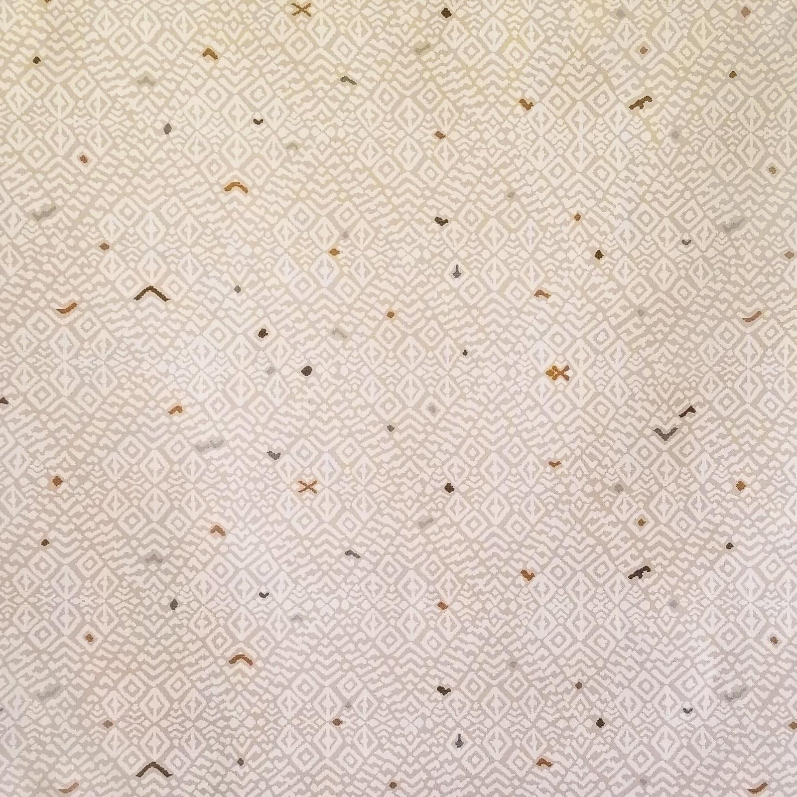 Virginia Kraft Kira Fabric, 3 Yards in Sand Multi Chairish