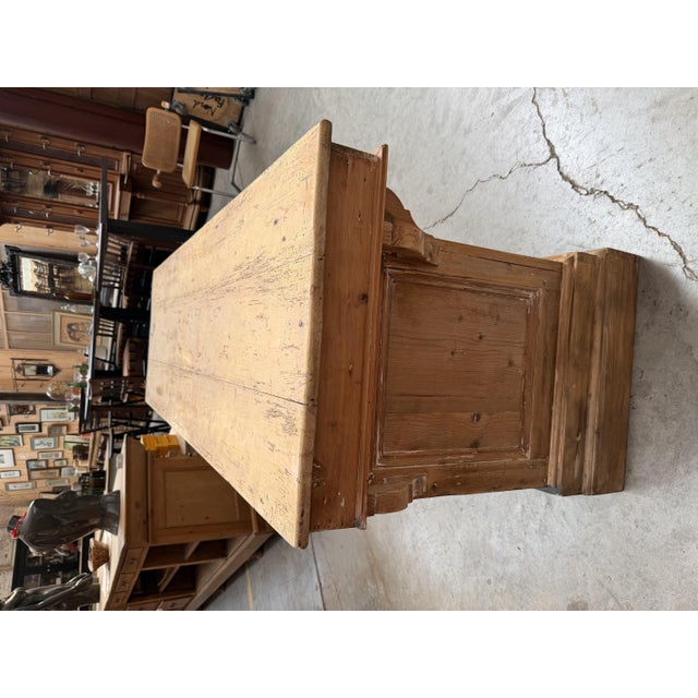 Early 20th Century Trading Counter in Fir For Sale - Image 8 of 11