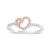 Feminine and elegant, this beautiful diamond open heart promise ring is the perfect accessory for your everyday wear! This...
