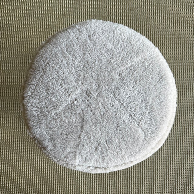 Jasper White Oak Swivel Counter Stool With Genuine Sheepskin Upholstery Mb For Sale In Los Angeles - Image 6 of 8