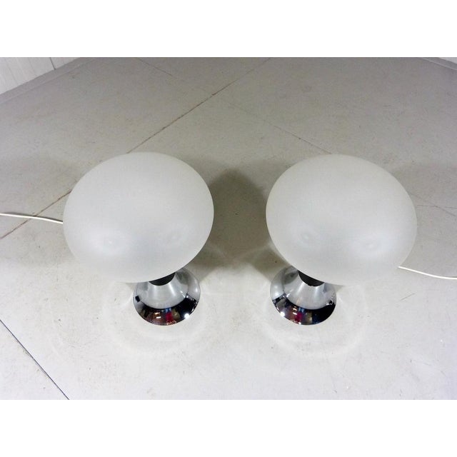 Metal Large Space Age Table Lamps, 1960s, Set of 2 For Sale - Image 7 of 18