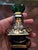 Glass Antique Moser Bohemian Glass Emerald Green Perfume Bottle For Sale - Image 7 of 12