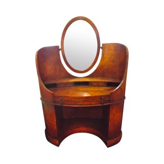 Biedermeier Style Curved Vanity - Writing Desk For Sale