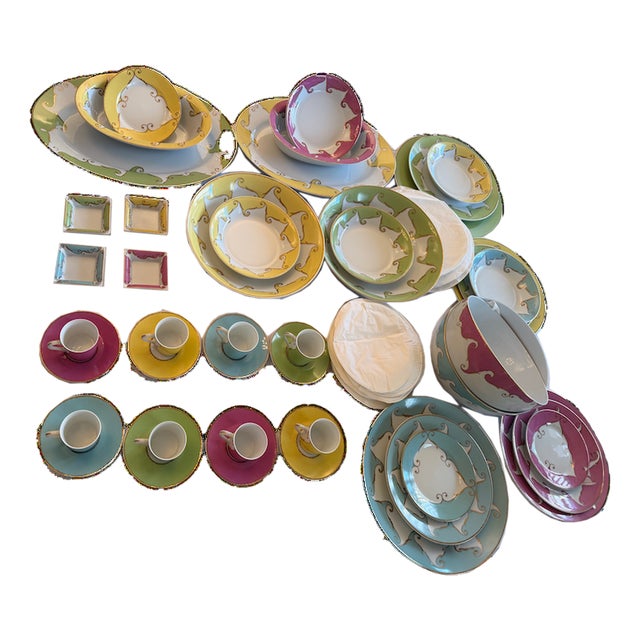 Follement Dinnerware Set by Christian Lacroix for Christofle, 1997, Set of 108 For Sale