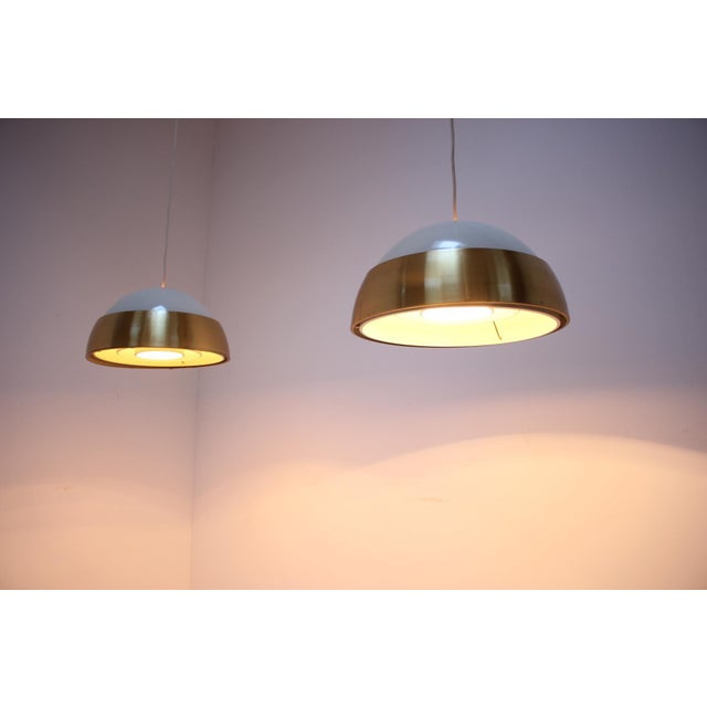 Space Age Pendants attributed to Napako, 1970s, Set of 2 For Sale - Image 14 of 18