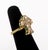 Indian Bird Form Yellow Gold, Enamel, and Diamond Ring For Sale - Image 3 of 9