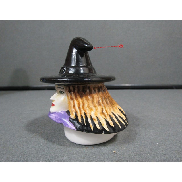 1997 Inspirado Witchy Poo Hand-Painted Halloween Teapot For Sale - Image 14 of 14