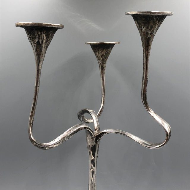 1970s Mid-Century Brutalist Candlestick by Kurt Jesch for Amadeus/Tonini, 1970s For Sale - Image 5 of 15