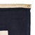 This vintage signal flag has been modified to a different size and shape. Made from a cotton cloth in navy blue and off...