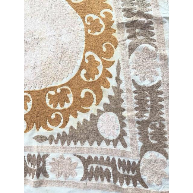 Boho Suzani Embroidery Wall Decor For Sale - Image 4 of 8
