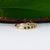 Green Zambian Emerald Band in Solid 14k Gold – Round Accents – A Timeless Jewelry, Size 6.75 For Sale - Image 8 of 10