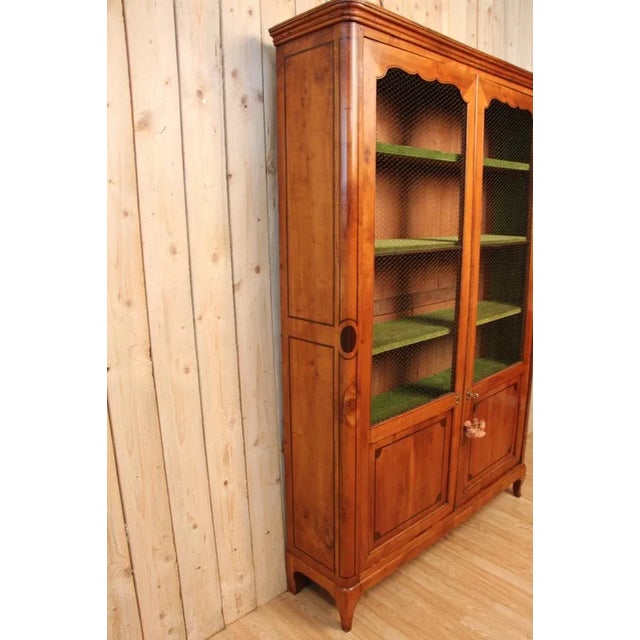 Antique Bookcase in Cherry Wood, 1800s For Sale - Image 3 of 11
